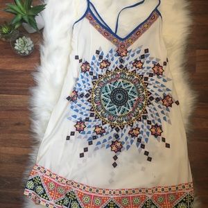 Boho white dress